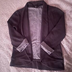 Express Black and Gray Cardigan